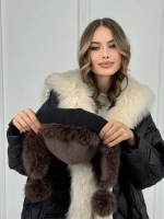 шапка ушанка зимняя меховая с флисом теплая стильная