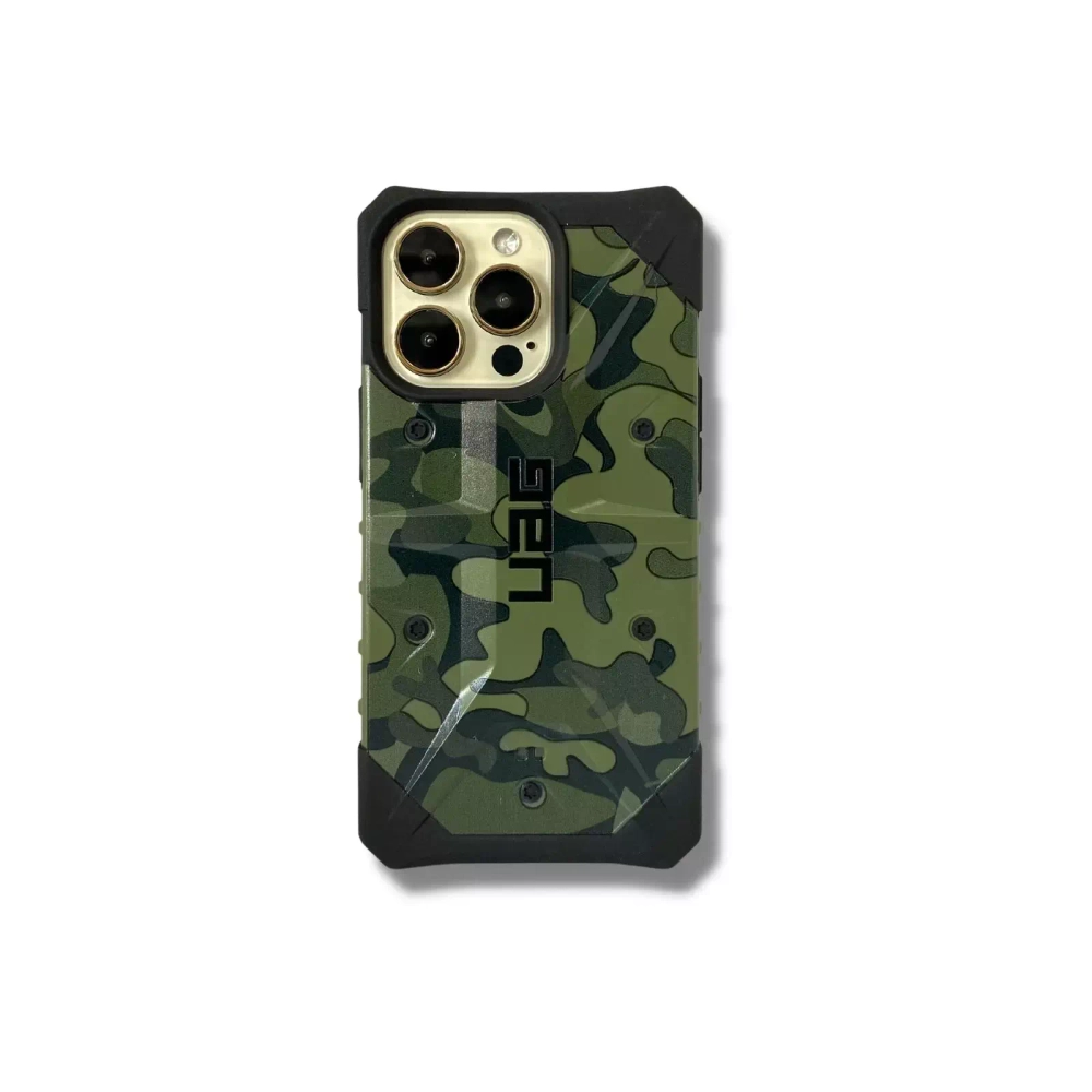 Чехол UAG (копия premium) в коробке. Камуфляж зеленый