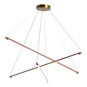 SL6225.303.03 Светильник подвесной ST-Luce Латунь/Терракотовый, Белый LED 3*13W 3000K BRICK