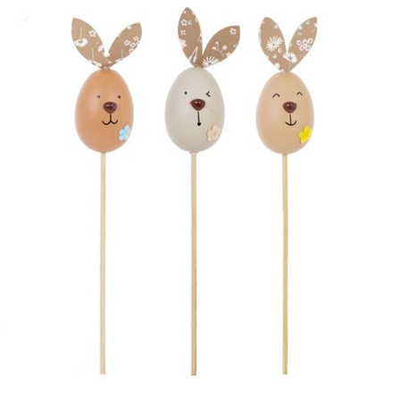 GAEM Изделие декоративное (вставка) "Яйцо" (блок 12 шт) (4*8,5), L4 W4 H23 см, 3в.