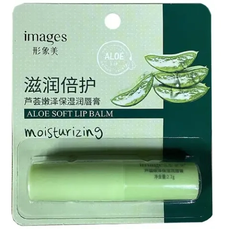 Бальзам для губ с алоэ Images Aloe Soft Moisturizing Lip Balm, 2.7г