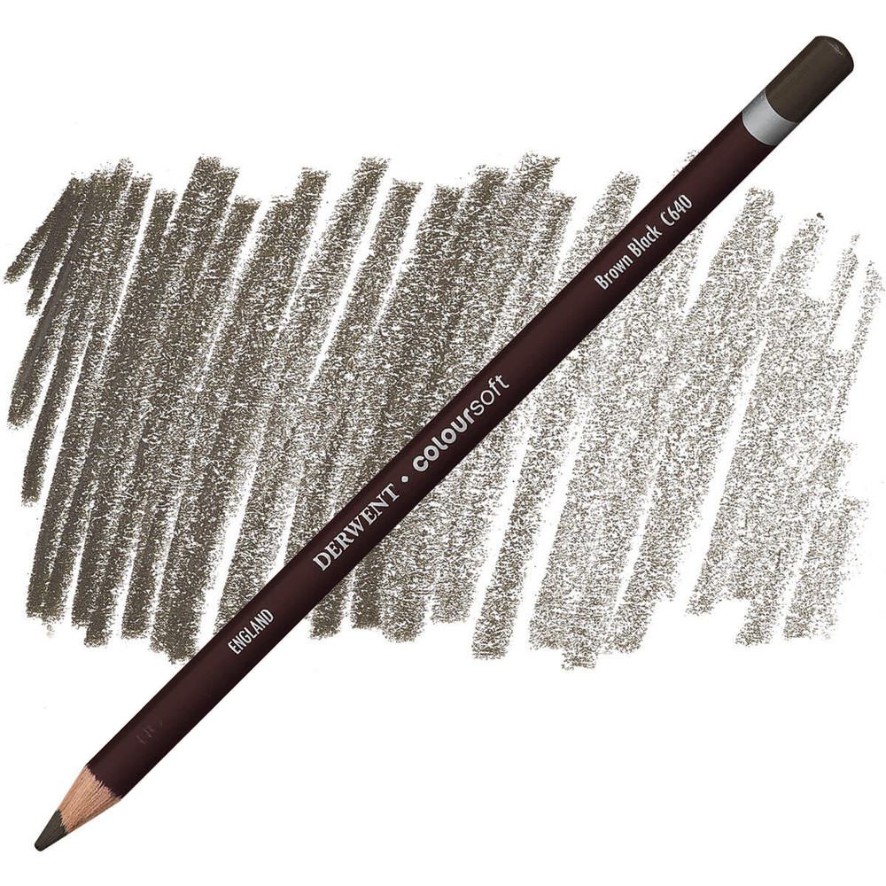 Derwent Coloursoft. C640 Brown Black