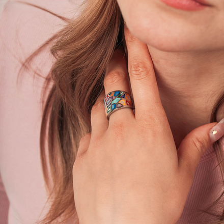 Кольцо Fiore Luna KR00230-16/8 M/S