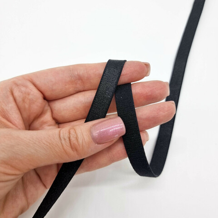 Резинка бретелечная ЧЕРНЫЙ, 10мм