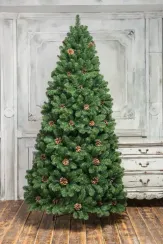 Искусственная елка Снежная королева зеленая 350 см., мягкая хвоя, ЕлкиТорг (32350)