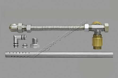 Кит Самогон и водка для встраивания барботера вставку-вкладыш 50 и 100 литров.