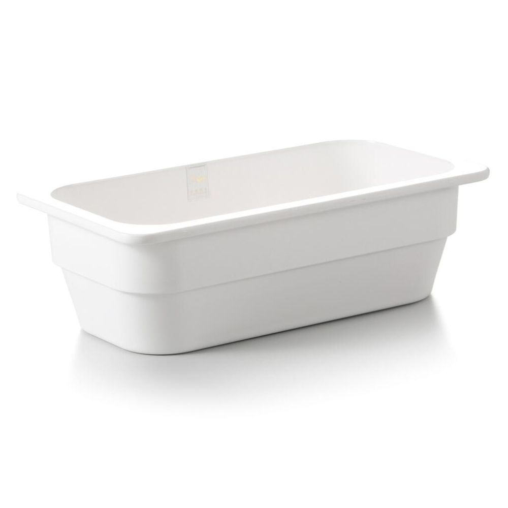 Гастроемкость 1/3 h100 мм пластик меламин 320*170*100 мм 4,1 л White P.L. Proff Cuisine