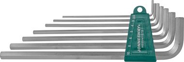 H03SM107S Комплект угловых шестигранников EXTRA LONG 2,5-10мм, 7 предметов S2 материал