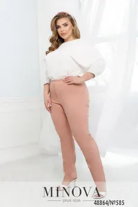 Брюки 585-персик Minova