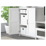 Тумба для ТВ - IKEA BRIMNES/BERGSHULT, 258х41х190 см, белый, БЕРГСХУЛЬТ/БРИМНЭС/БРИМНЕС ИКЕА