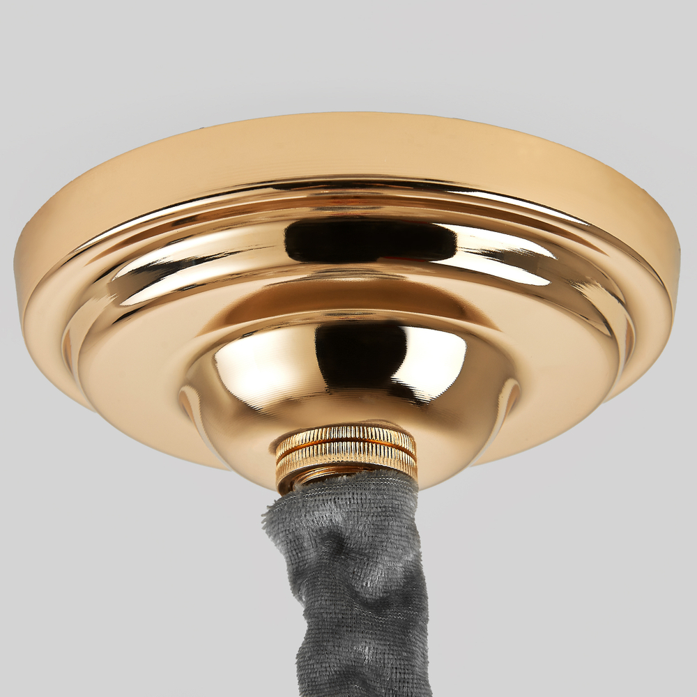 799092 Люстра RETRO 9х8W (led) E14 ЗОЛОТО/ПРОЗРАЧНЫЙ