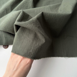 Хлопок "под Лён" Темная оливка