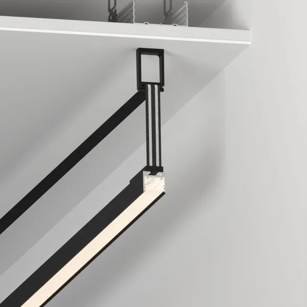 Профиль SL-LINE-2522-2500 BLACK (Arlight, Алюминий) 033737