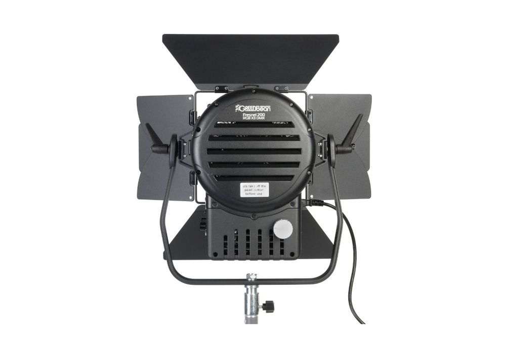 Осветитель студийный GreenBean Fresnel 200 RGB X3 DMX