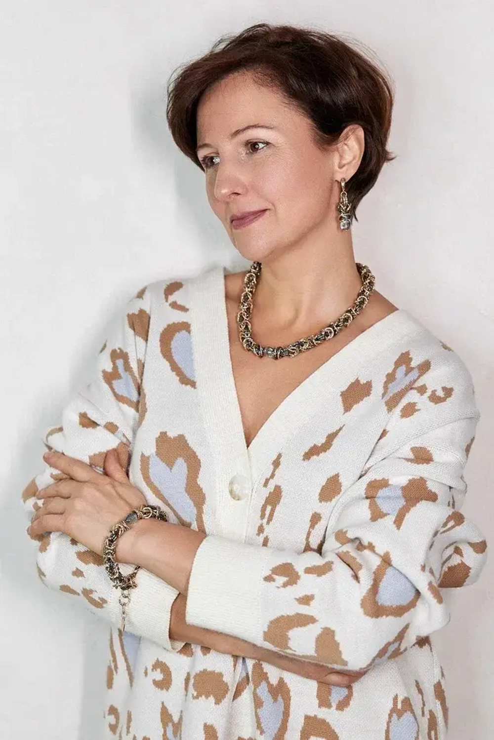 HMG 1192 Gl/bl Колье  арт.2500