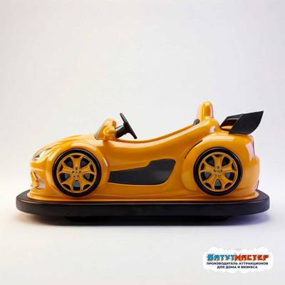 Бамперная электромашинка «Медовый Форсаж» для автодрома, современный корпус и подсветка