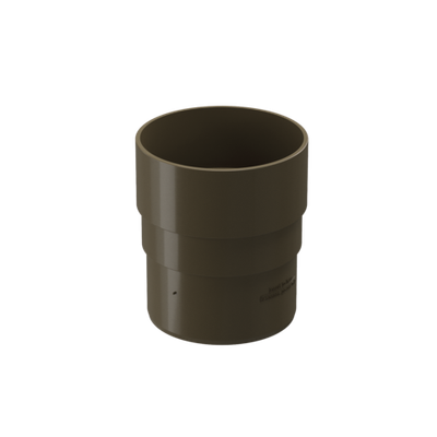 Муфта соединительная для водостока Premium, каштан