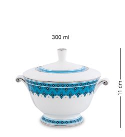 Pavone JK-192 Чайный сервиз 22 пр. на 6 перс. «Византия» (Band-E-Rumi  )