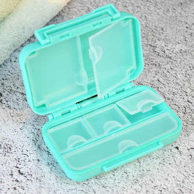 Органайзер для таблеток 6 секций 10*7*3см