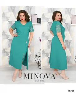 Платье 347-бирюзовый Minova