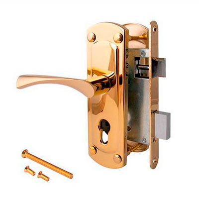 Замок Апекс врезной 1423-G (58,5мм) Б/Ц! Б/О!!!золото