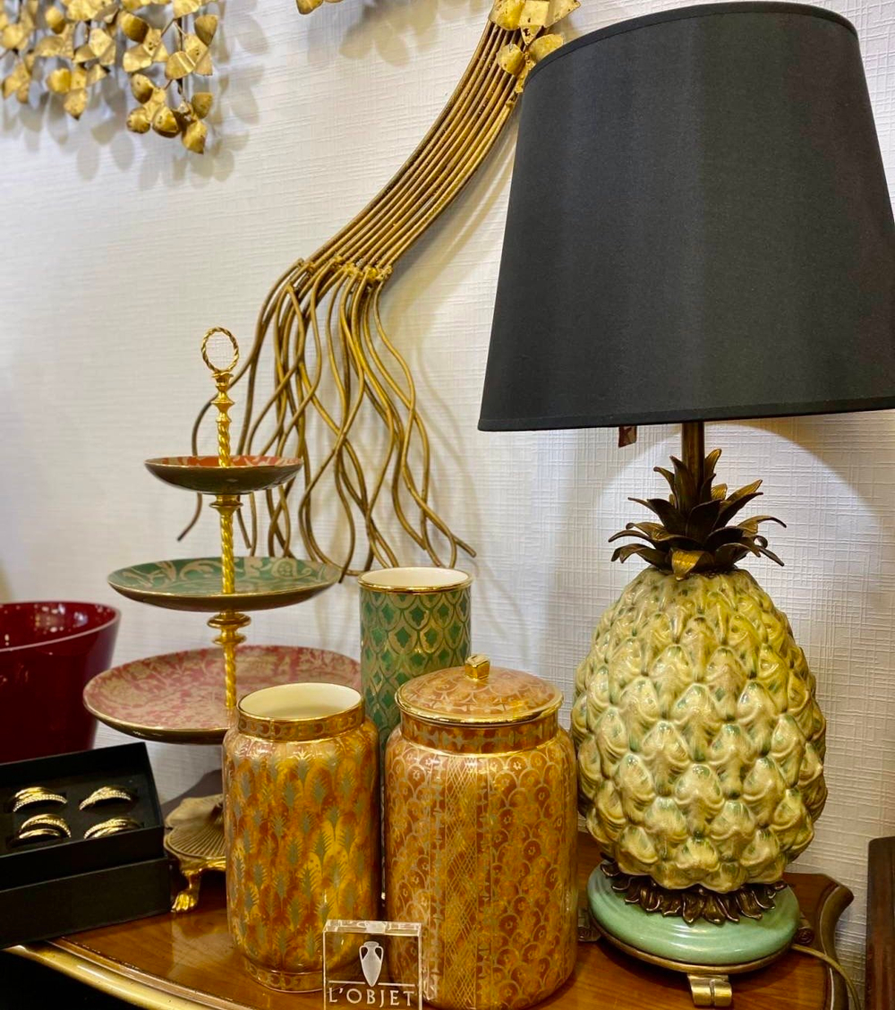 Лампа Ананас [Арт. CH/L534C/FX4291/BZ/L]