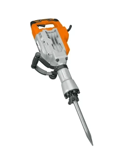 Отбойный молоток электрический ОМ-2200 Вихрь - 1750 Вт, 2200 уд/мин, в кейсе на колесах, пика и долото в комплекте, смазка, запасные щетки