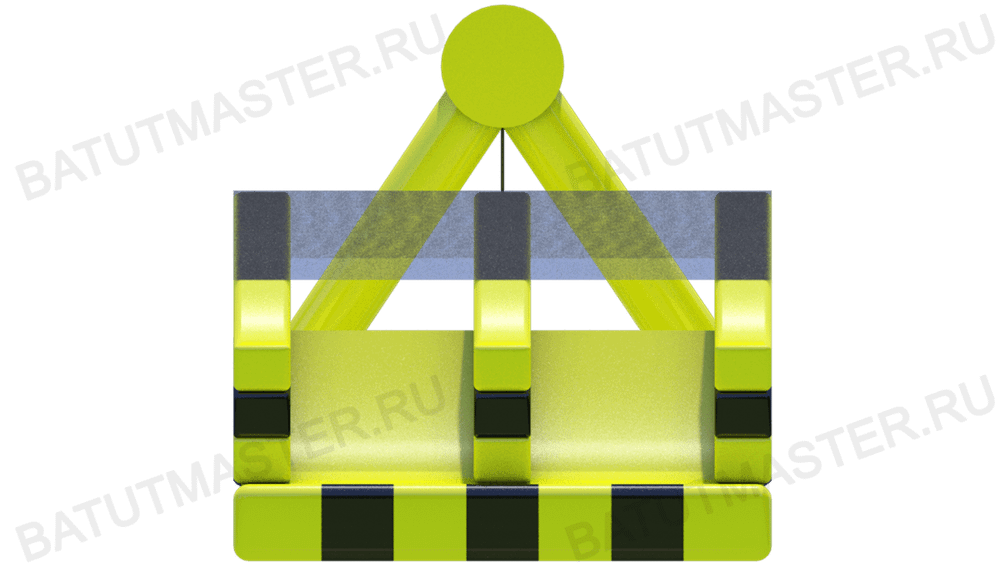 Надувной модуль препятствий «Вышибала»