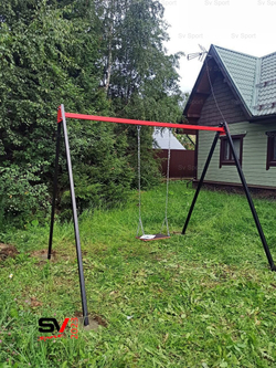 Монтаж уличных качелей Sv Sport