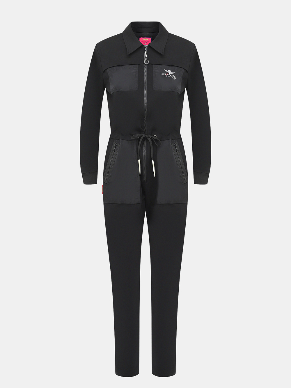 Комбинезон жен. AERONAUTICA 126 черный карманы нейлон