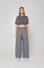 Брюки Alexandra Talalay стёганые AT019 серые