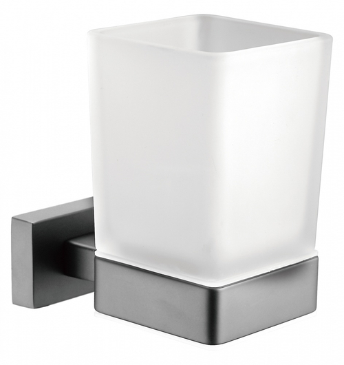 5005-G Стакан нас., стеклянная (ГРАФИТ) ViEiR  (30/1шт)