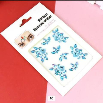 Композиции из страз №10, голубой