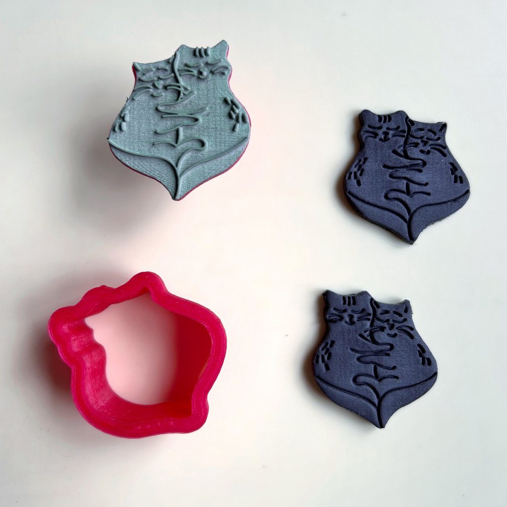 Штамп с вырубкой "Любовь"