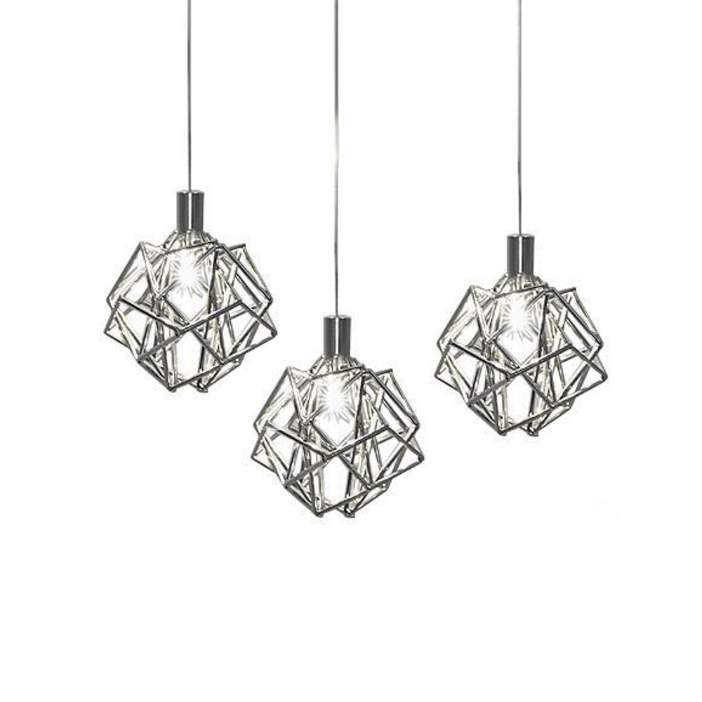Pendant design lamp  Etoile by Terzani 3 (Silver)