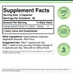 Double Wood Supplements - Fadogia Agrestis - 180 x 300 mg capsules