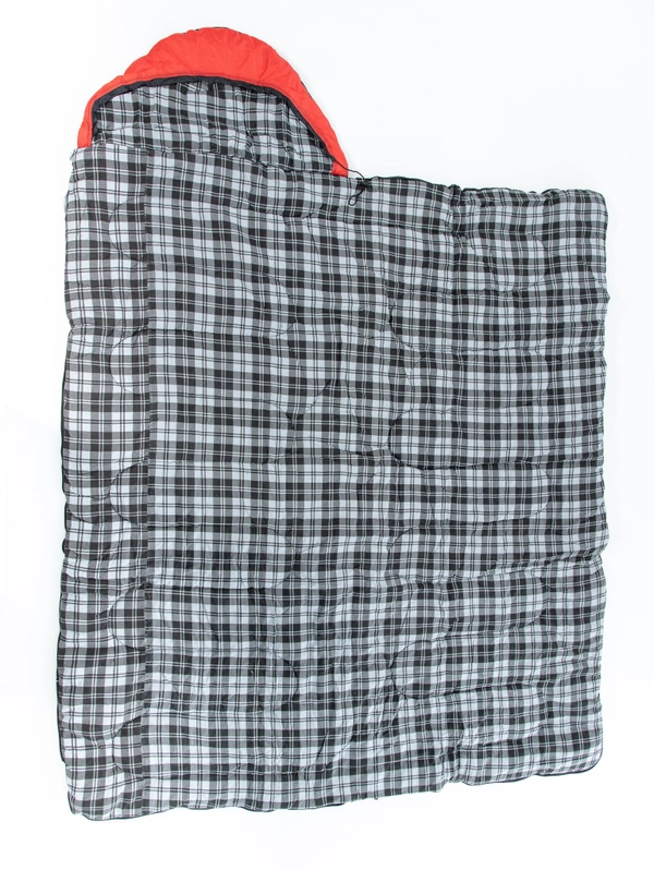 Спальный мешок MAXFORT PLUS R-zip до -15C (одеяло/подгол.фланель 195+35X90)INDI
