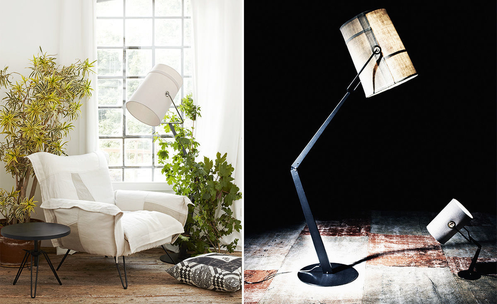 Floor design lamp  Diesel Fork by Foscarini (ivory)