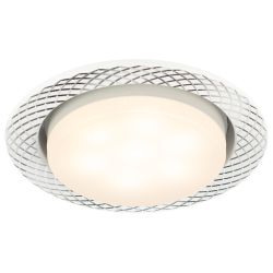 Светильник встраиваемый ЭРА KL 76 AL/WH/1 под лампу GX53 белый | Встраиваемые светильники Для ламп GX53