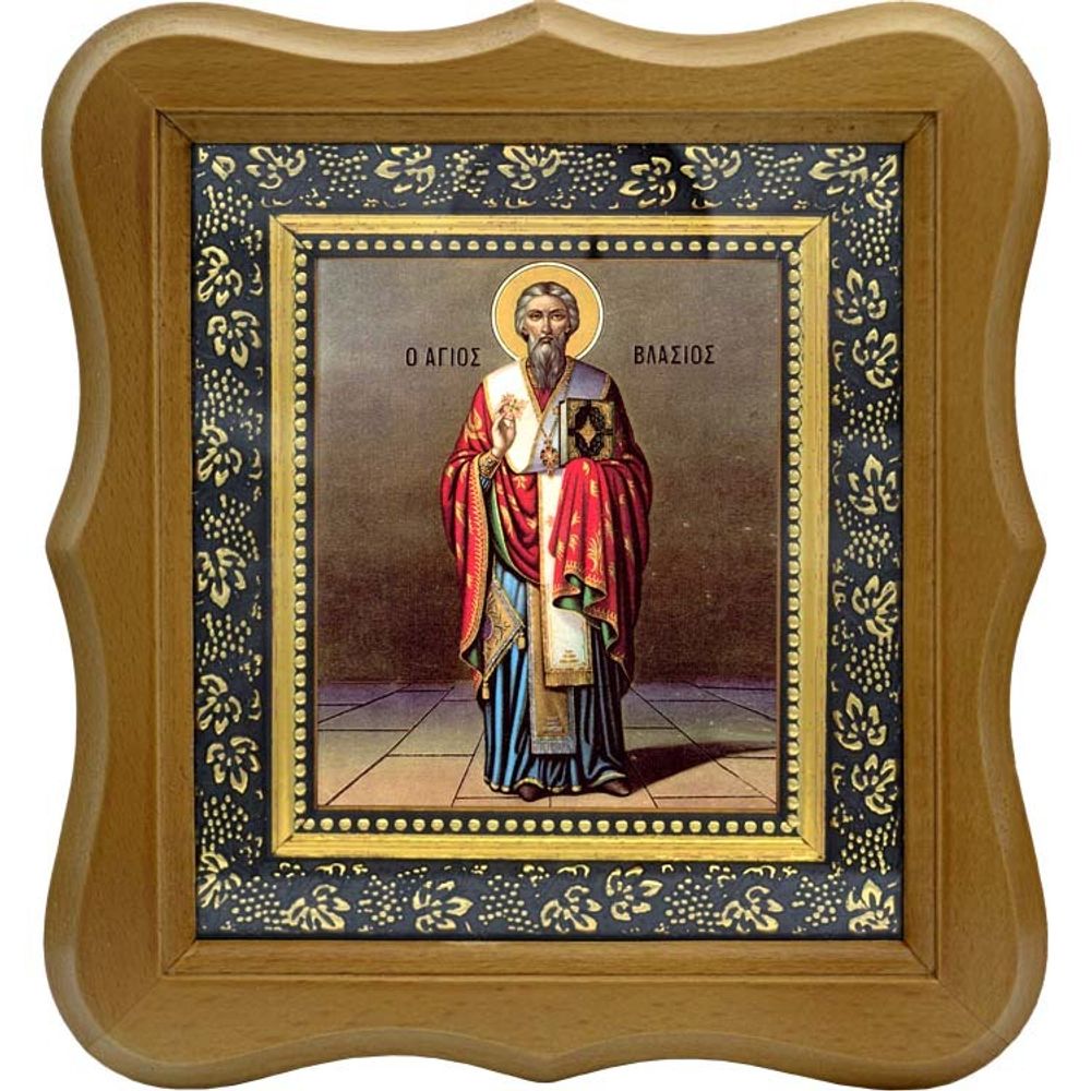 Власий Севастийский. Икона на холсте.