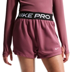 Детские шорты Nike Kids Pro Fleece Dri-Fit - pink smoke/pink smoke/black/white