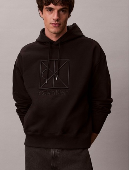 Худи Calvin Klein Heavy Jersey Logo Black