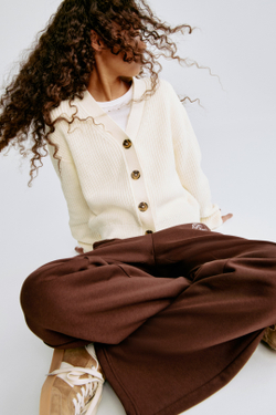 H&M темно-синий, кремовый