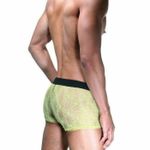 Мужские трусы хипсы кружевные зеленые La Blinque LB15289