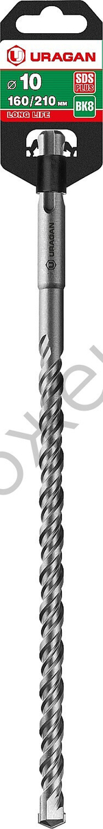 URAGAN 10х210 мм, SDS-plus бур (29311-210-10)