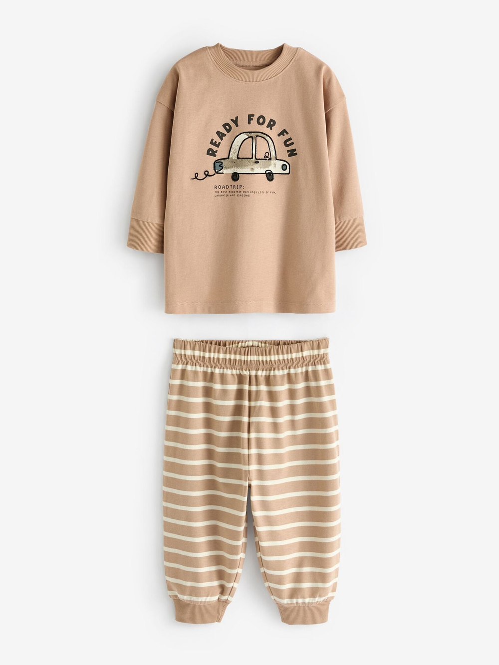 Пижама для мальчика Next K98-606, 3 шт., Хаки, Бежевый, Голубой