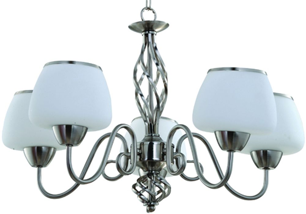 Люстра 828/5-Whitechrome