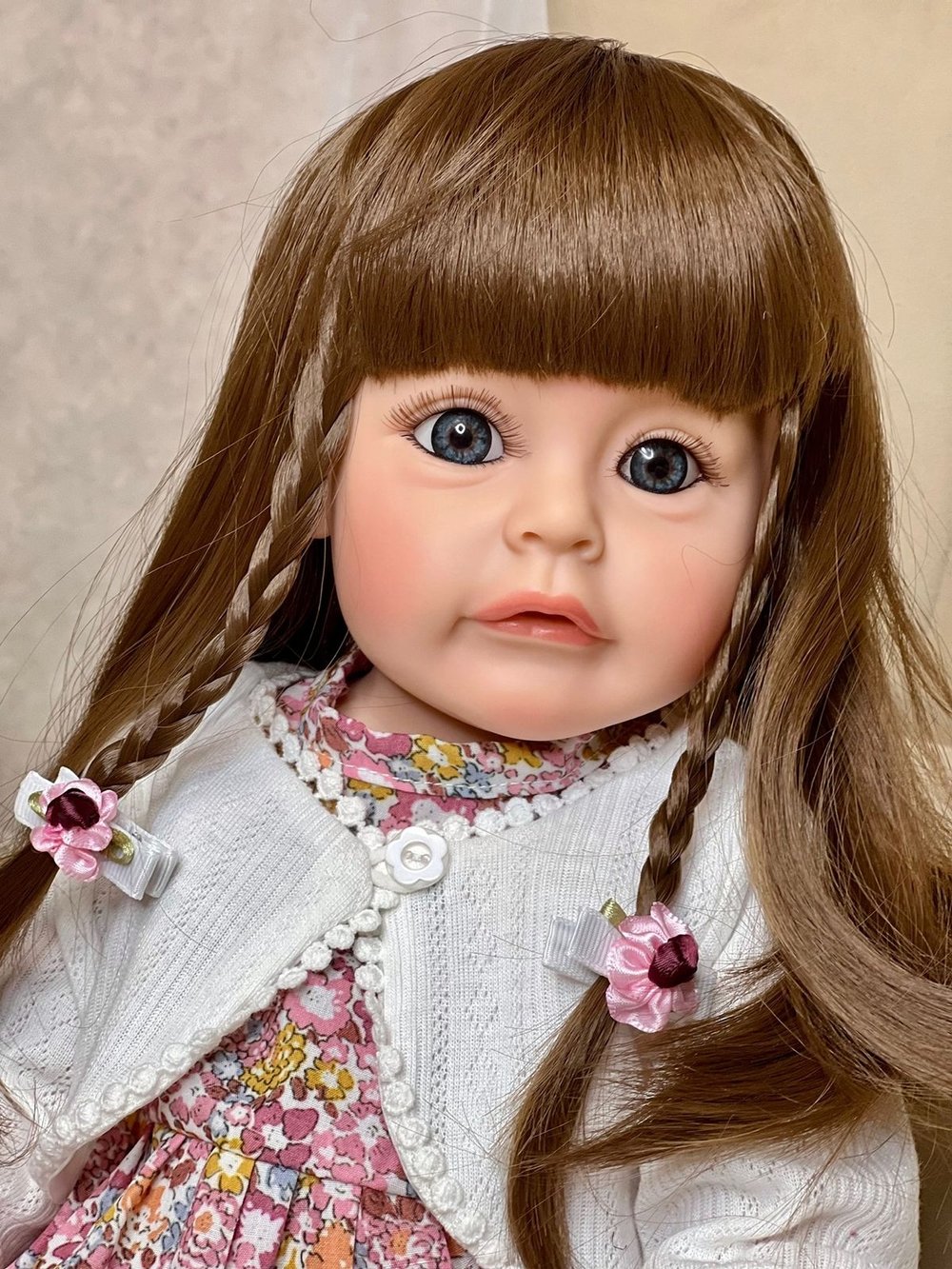 Кукла Реборн виниловая 55см в пакете (FA-108)