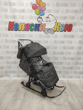 Санки-коляски Galaxy Snow kids 3-2С серебро