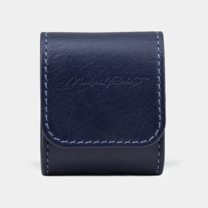 Чехол для наушников Petit из кожи теленка, цвета индиго